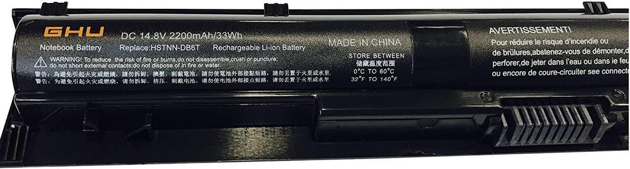 Alt view image 2 of 7 - New GHU Battery Replacement for KI04 HSTNN-LB6S HSTNN-LB6T 800049-001 K104 Compatible with HP Pavilion 14-ab 15-ab 17-g000 220 2200mAh 4 Cell 800009-421 800010-421 800049-421 800050-001 HSTNN-DB6T