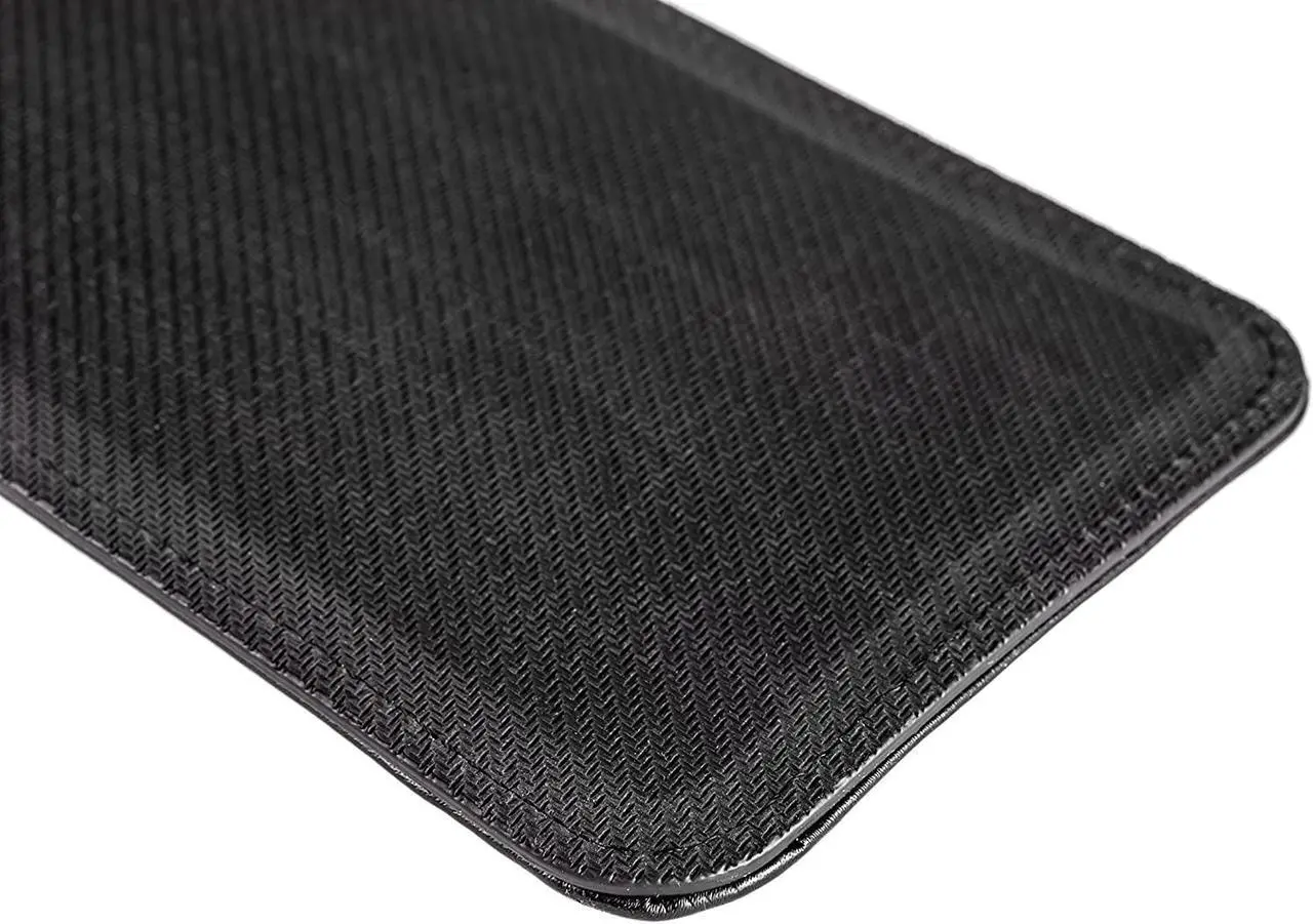 Alt view image 5 of 7 - Full Size by Castle - Leather Ergonomic Computer Wrist Rest Pad for Keyboards with Around 104 Keys - Firm Keyboard Wrist Support for Typists, Gaming, and Heavy Office Use (Nightfall, Full Size)