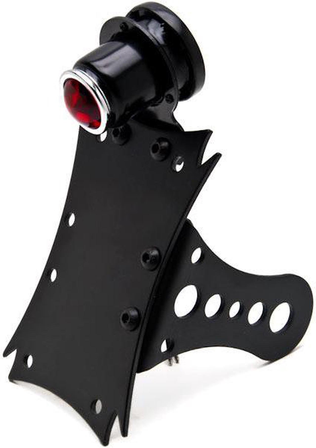 Axle Vertical / Horizontal Plate Holder Tail Light Compatible with Victory Kingpin Deluxe 8-Ball Tour Ness