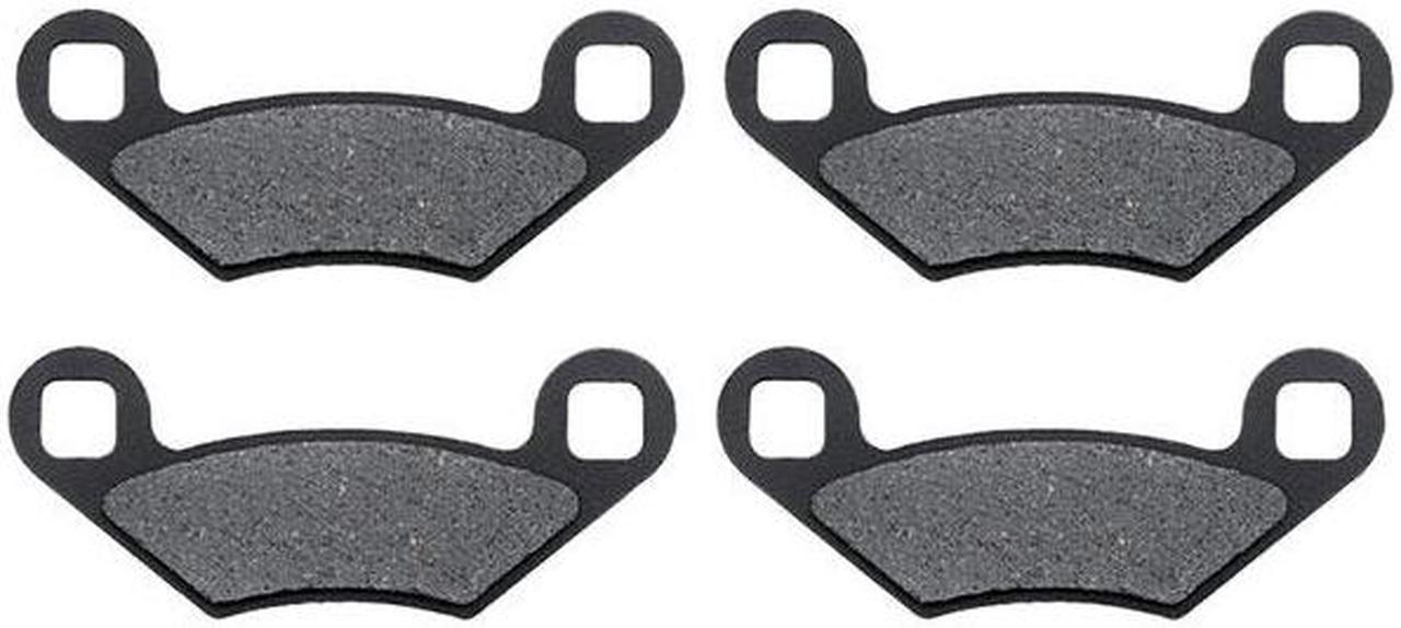 Front Brake Pads Compatible with 1995-2002 Polaris 400 Xplorer L 4X4 - Non-Metallic Organic NAO Brake Pads Set