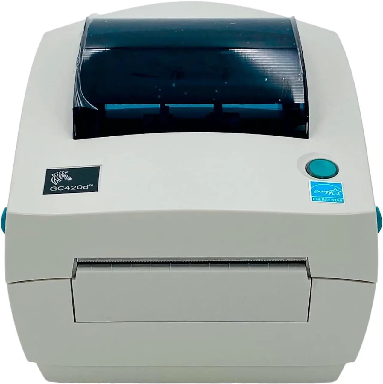 Alt view image 2 of 7 - Genuine Ze bra GC420d Direct Thermal Label Printer GC420-200510-000 USB Serial Parallel, Bundle with AC Adapter