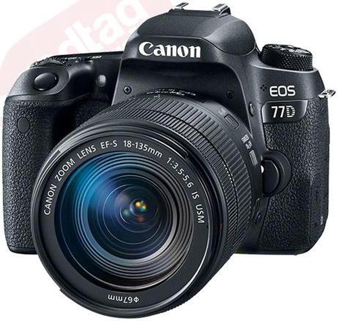 Alt view image 17 of 20 - Canon EOS 77D EF-S 18-135 IS USM Kit