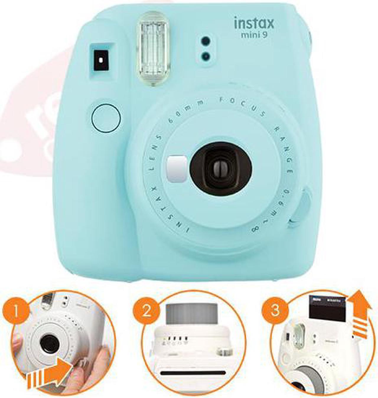 Alt view image 4 of 6 - Fujifilm Instax Mini 9 Instant Film Camera Lime Green + 40 Film Deluxe Bundle