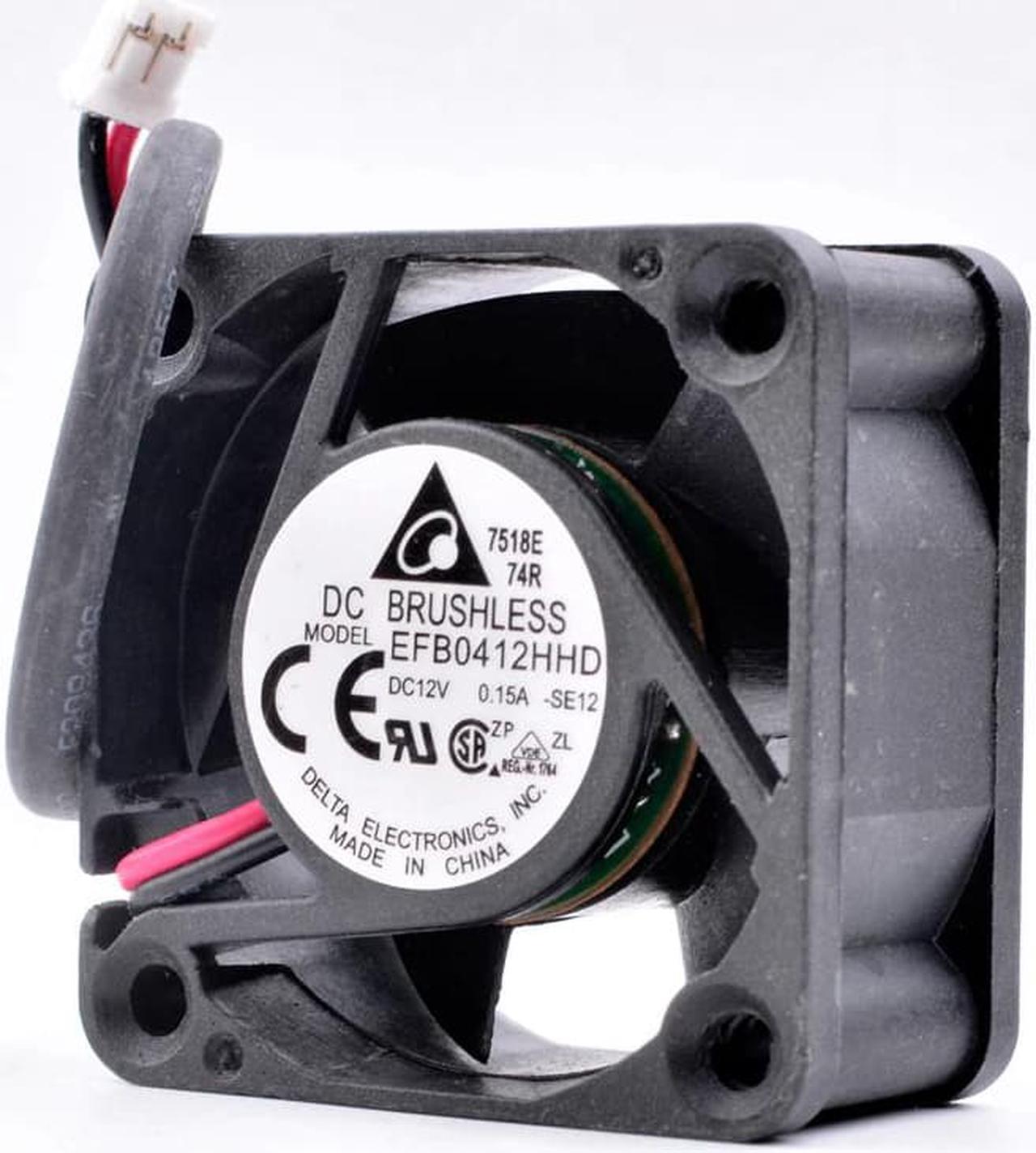 Alt view image 2 of 4 - Delta EFB0412HHD 4cm 4020 12V 0.15A North and South Bridge Switch Power Cooling Fan