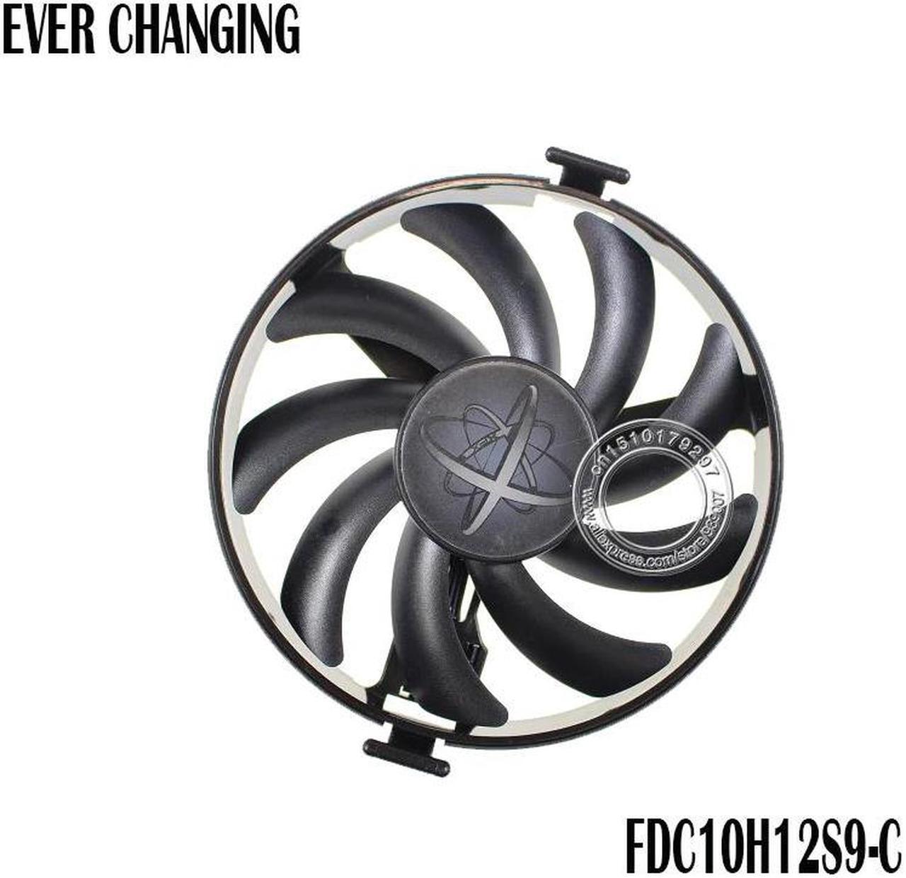 Main image of FOR XFX Hard Swap Fans GPU VGA Cooler Cooling Fan FDC10H12S9 C For XFX RX480 RX470 RX580 Video Cards As Replacement