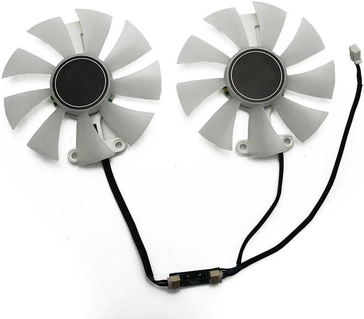 Alt view image 3 of 5 - GeForce GTX 960 950 1060 GPU Cooler Cooling Fan GA91S2H For KFA2 GALAX GTX960 GTX950 GTX1060 EXOC White 6GB Cards Cooling