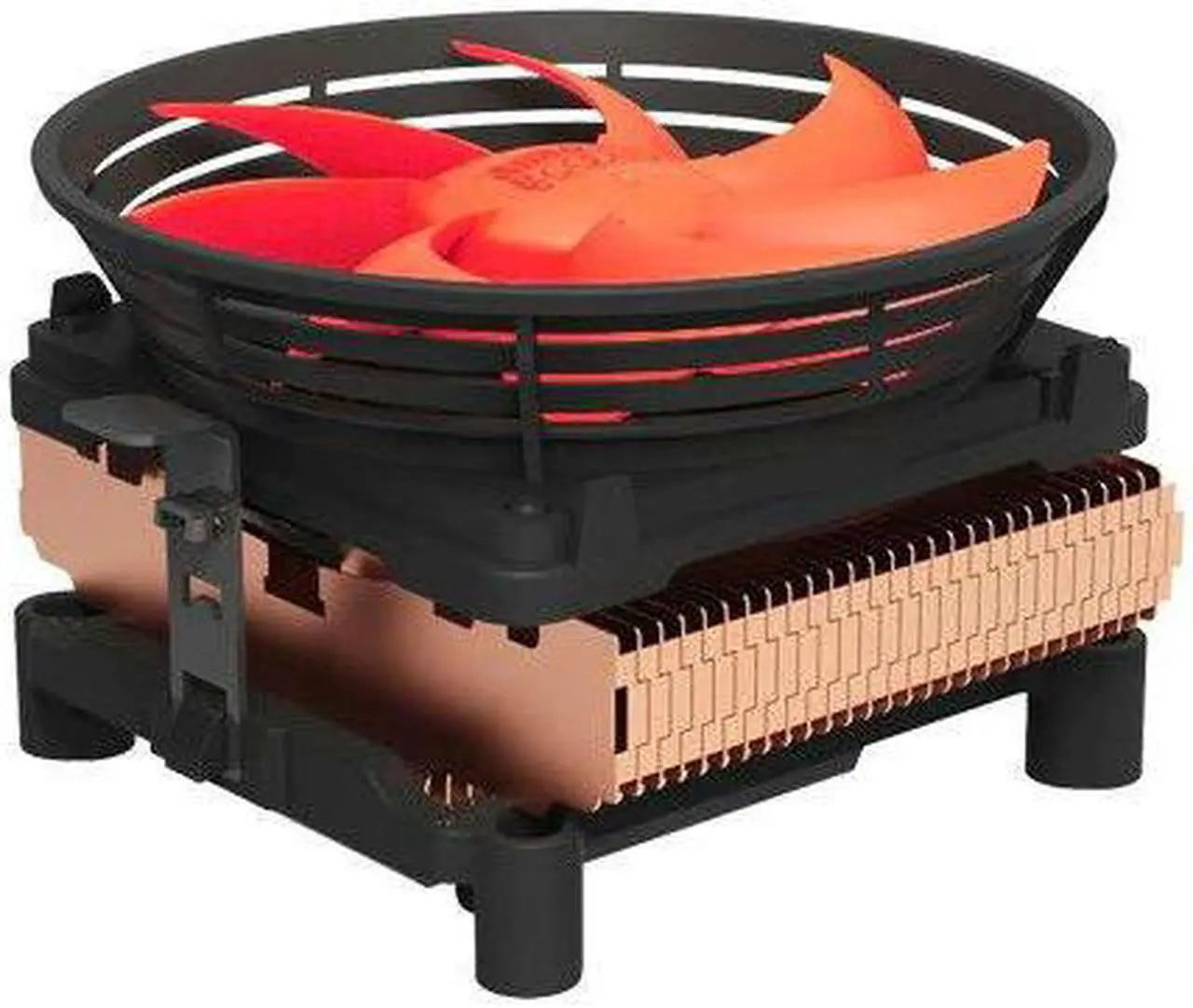 Main image of 4 pin PWM 100mm 10cm fan cooling for Intel LGA1151 115x 775 for AMD all platforms CPU Cooler fan Radiator PcCooler Q100M
