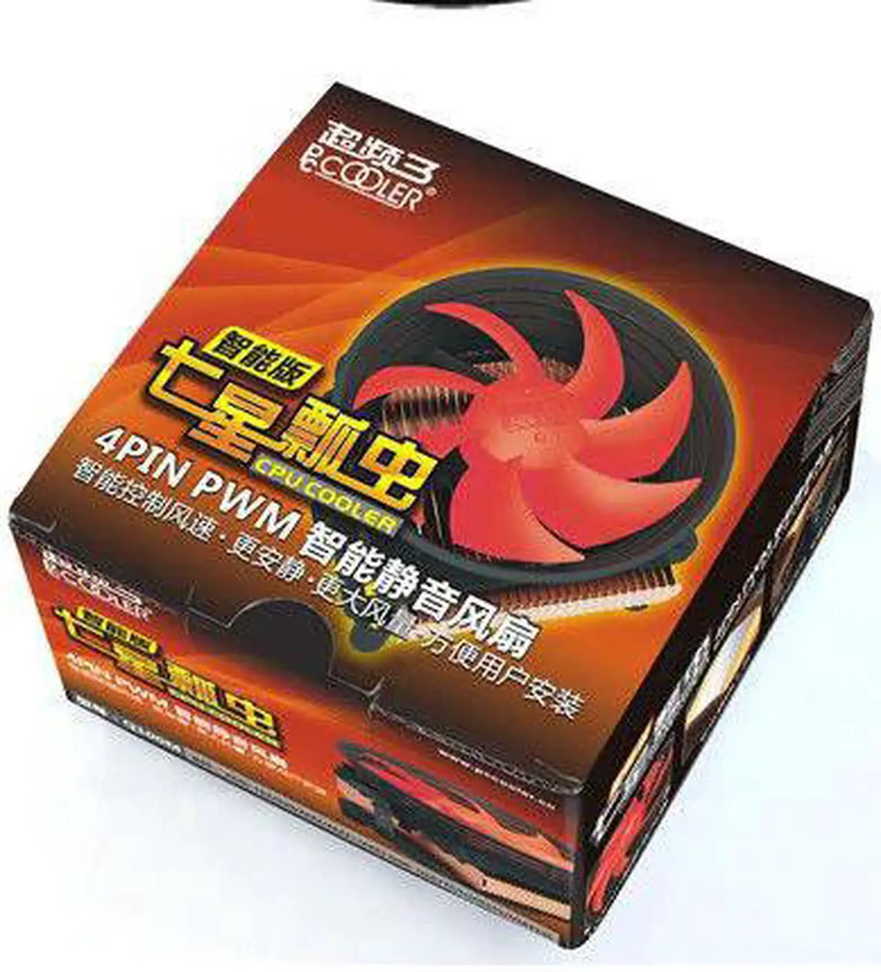 Alt view image 4 of 5 - 4 pin PWM 100mm 10cm fan cooling for Intel LGA1151 115x 775 for AMD all platforms CPU Cooler fan Radiator PcCooler Q100M