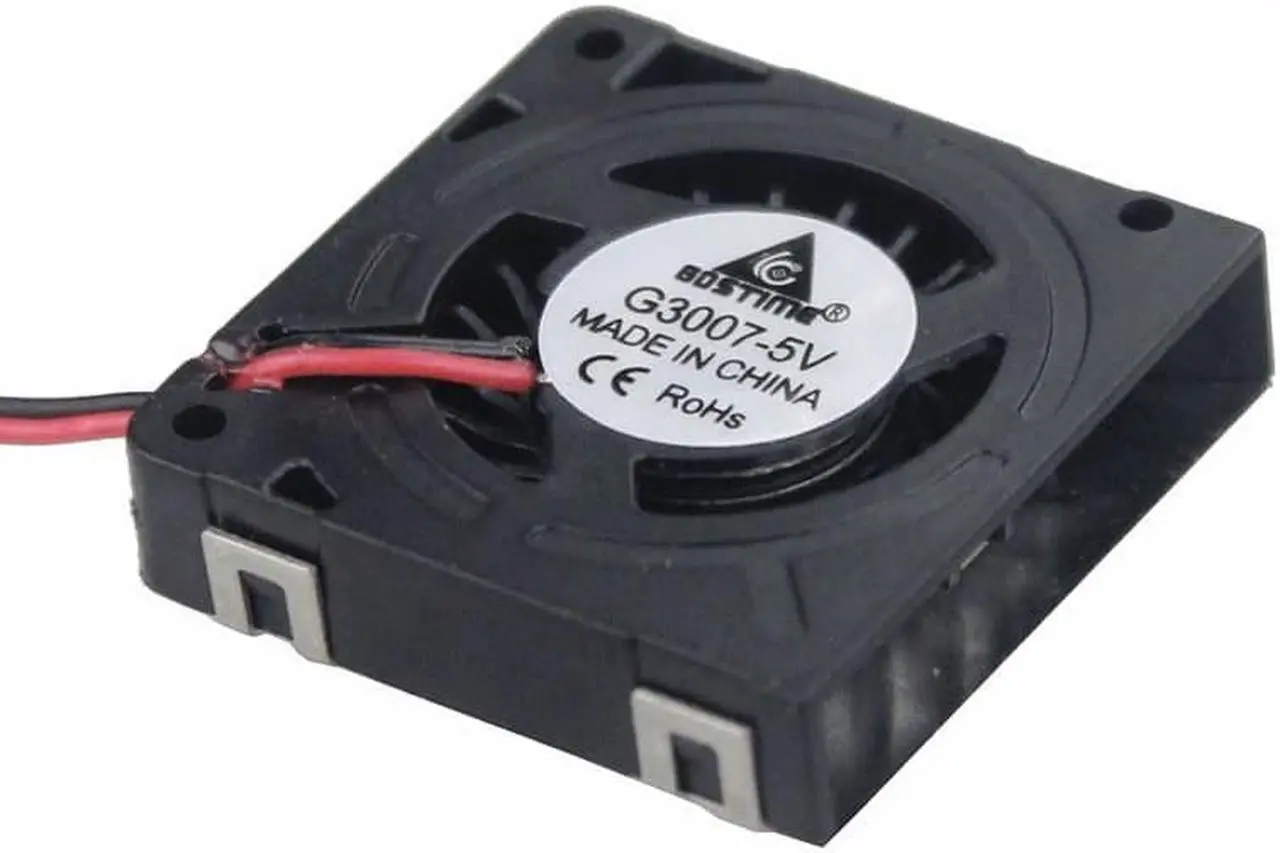Alt view image 3 of 6 - 2 Pcs 3cm 3007S 30X30X7mm DC Cooling Fan 30mm 30mmx7mm 5V 0.2A Mini Blower 2Pin 3D Printer Cooler