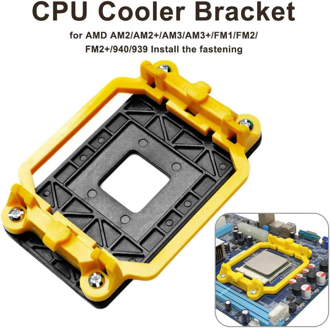 Main image of 1PCS CPU Cooler Cooling Retention Bracket Mount For AMD Socket AM3 AM3 AM2 AM2 940 CPU Radiator Fan Folder Base