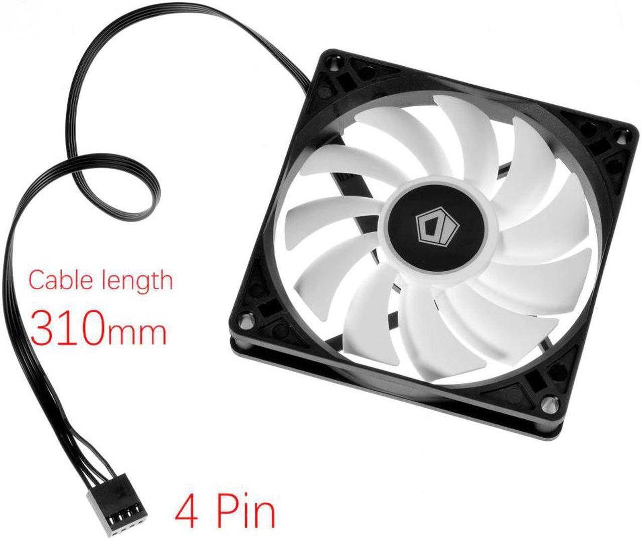 Alt view image 6 of 6 - ID COOLING 92*15mm Slim Low Profile Cooling Fan 4Pin PWM High Air Pressure,Low Noise & Big Airflow,For CPU&GPU&VGA cooler