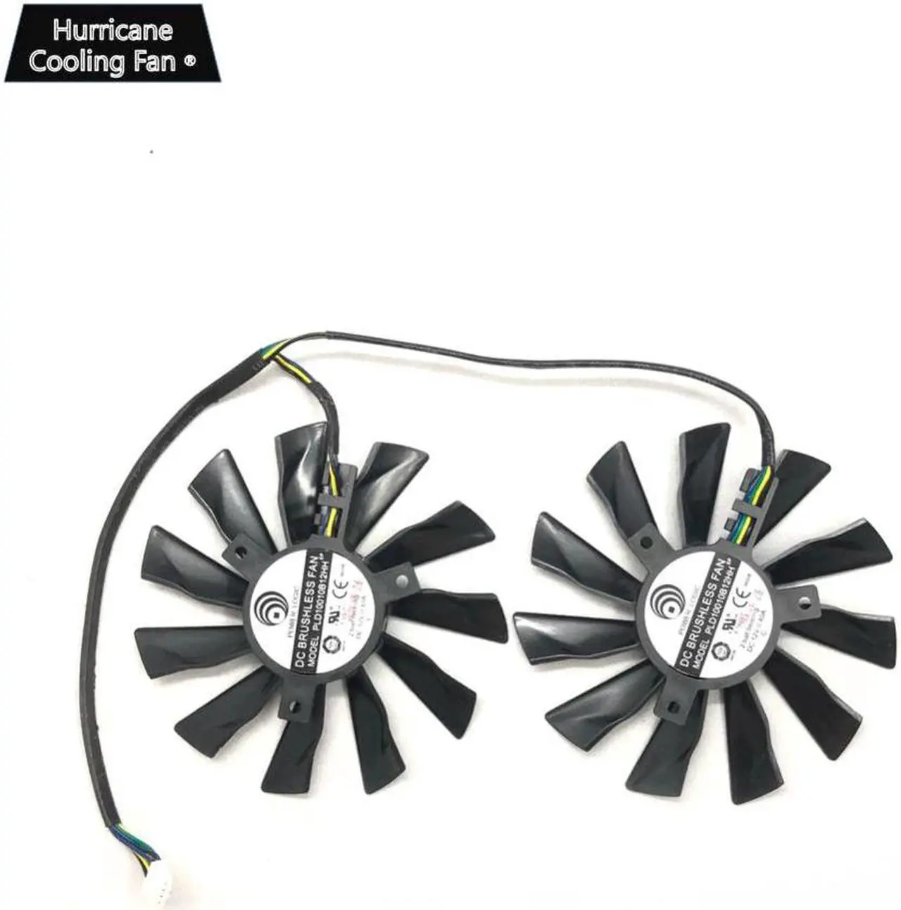 Alt view image 3 of 5 - PLD10010S12HH 95mm 4Pin Graphics Card Cooling Fan for MSI GTX 780Ti/780/760/750Ti R9 290X/290/280X/280/270X GAMING Cooler