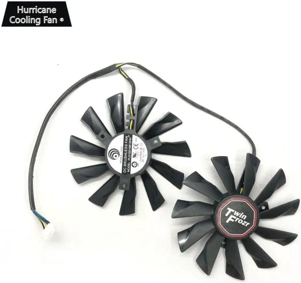 Alt view image 4 of 5 - PLD10010S12HH 95mm 4Pin Graphics Card Cooling Fan for MSI GTX 780Ti/780/760/750Ti R9 290X/290/280X/280/270X GAMING Cooler