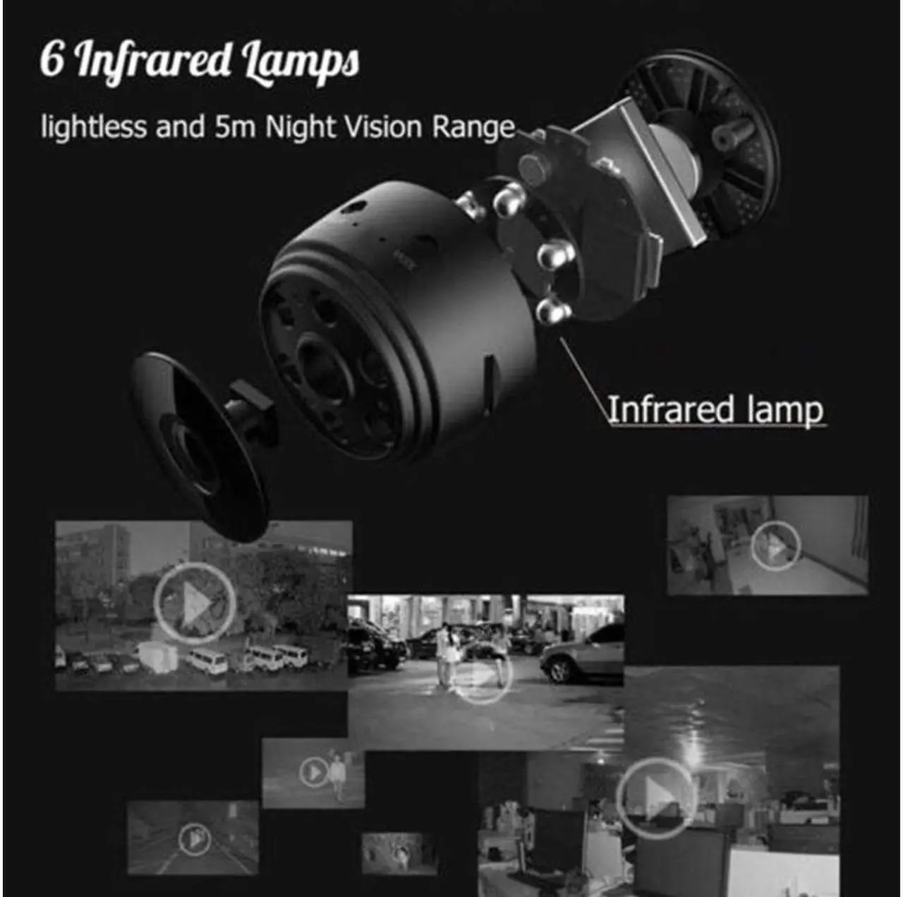 Alt view image 2 of 6 - Spy Camera Wireless Hidden WiFi Mini Camera HD 1080P Portable Home Security Cameras Covert Nanny Cam Small Indoor Outdoor Video Recorder Motion Activated Night Vision