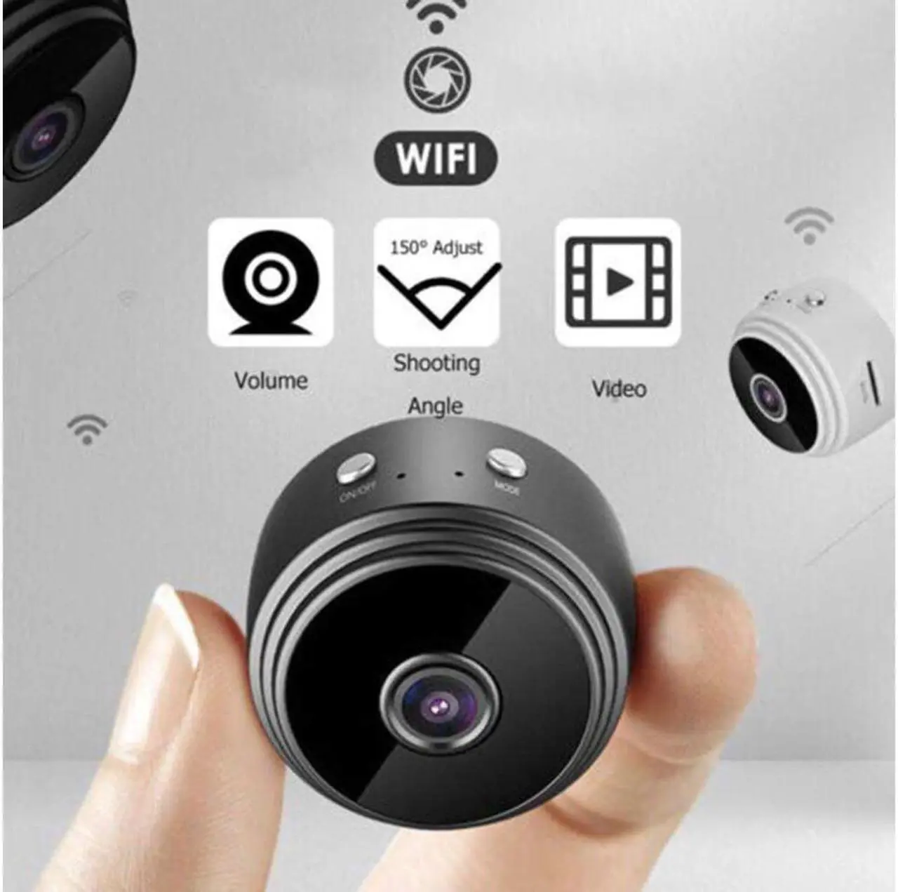 Alt view image 3 of 6 - Spy Camera Wireless Hidden WiFi Mini Camera HD 1080P Portable Home Security Cameras Covert Nanny Cam Small Indoor Outdoor Video Recorder Motion Activated Night Vision