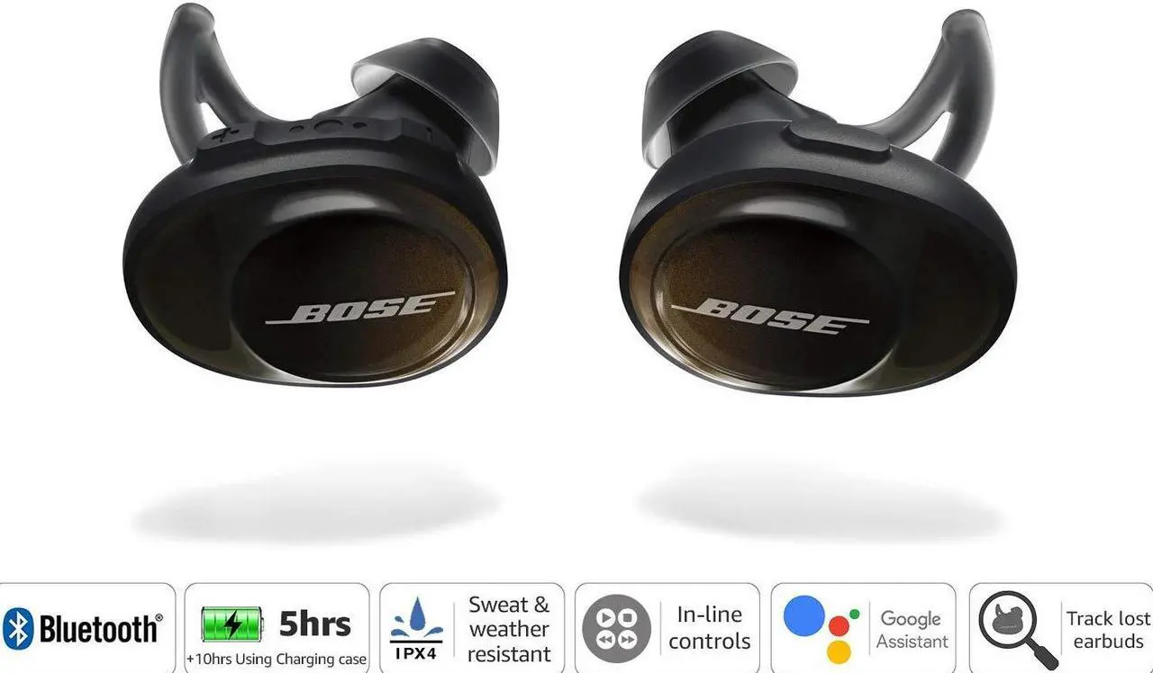 Alt view image 3 of 4 - Bose SoundSport Free Truly Wireless Sport Headphones - Black, 1 - 774373-0010