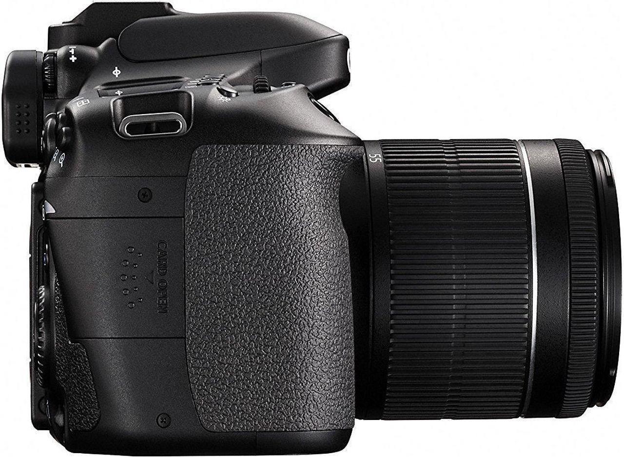 Alt view image 3 of 4 - Canon EOS 80D Digital SLR Kit with EF-S 18-55mm f/3.5-5.6 Image Stabilization STM Lens - Black (Renewed)