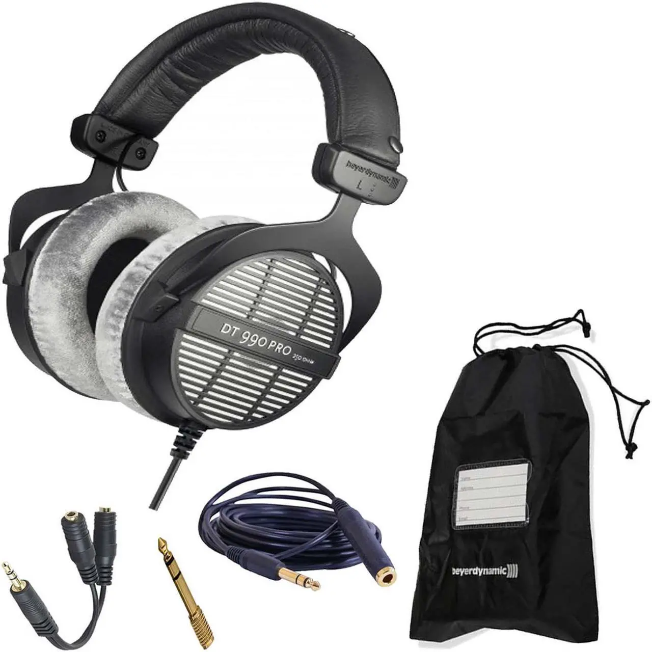 Main image of Beyerdynamic DT 990 Pro 250 Ohm Headphones with Splitter and 3-Year Warranty
