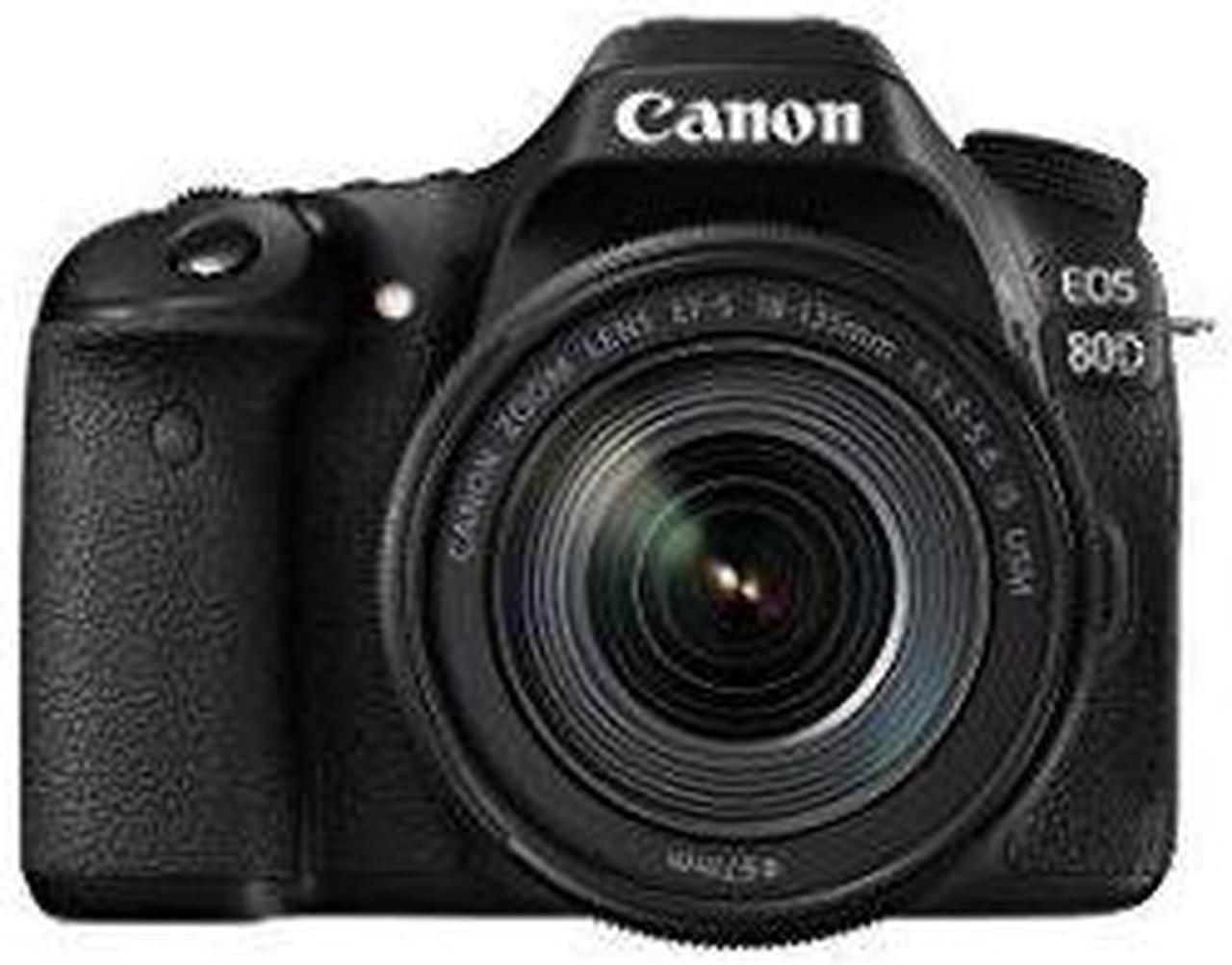 Main image of Canon EOS 80D Digital SLR Kit with EF-S 18-135mm f/3.5-5.6 Image Stabilization USM Lens (Black) - International Version