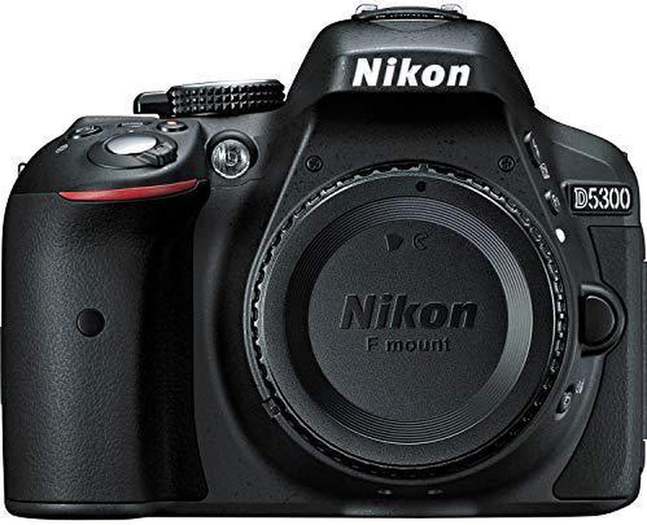 Alt view image 3 of 4 - Nikon D5300 DSLR Camera with AF-P 18-55mm Lens (International Model) with Extra Accessory Bundle