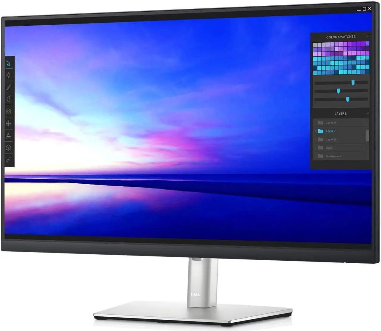 Alt view image 14 of 20 - Dell P2721Q 27 Inch 4K (3840 x 2160) USB-C Monitor, HDMI, DisplayPort, IPS, Anti-Glare, LED Backlit, Tilt, Swivel, Pivot and Height Adjustable