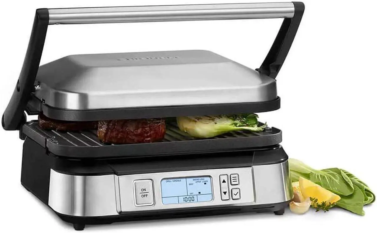 Alt view image 2 of 8 - Cuisinart Smoke-less Contact Griddler