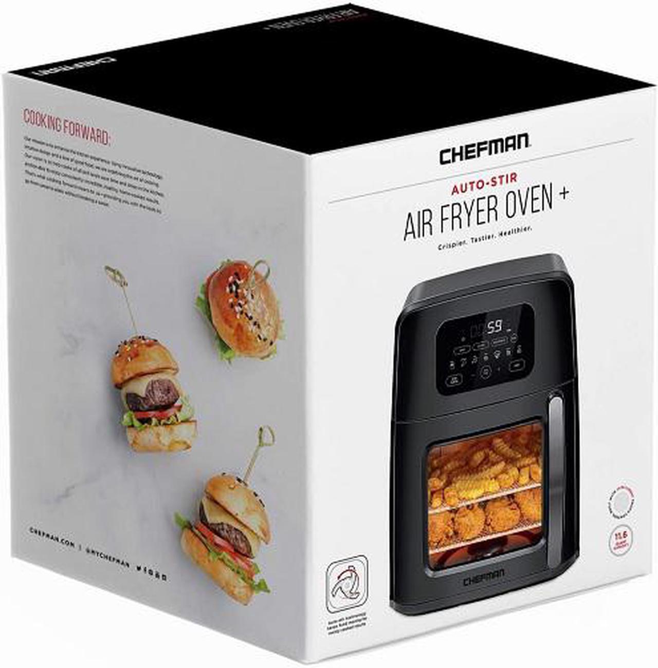 Alt view image 7 of 10 - Chefman Family Sized Auto Stir 14 in 1 Digital LED Air Fryer and Convection Oven