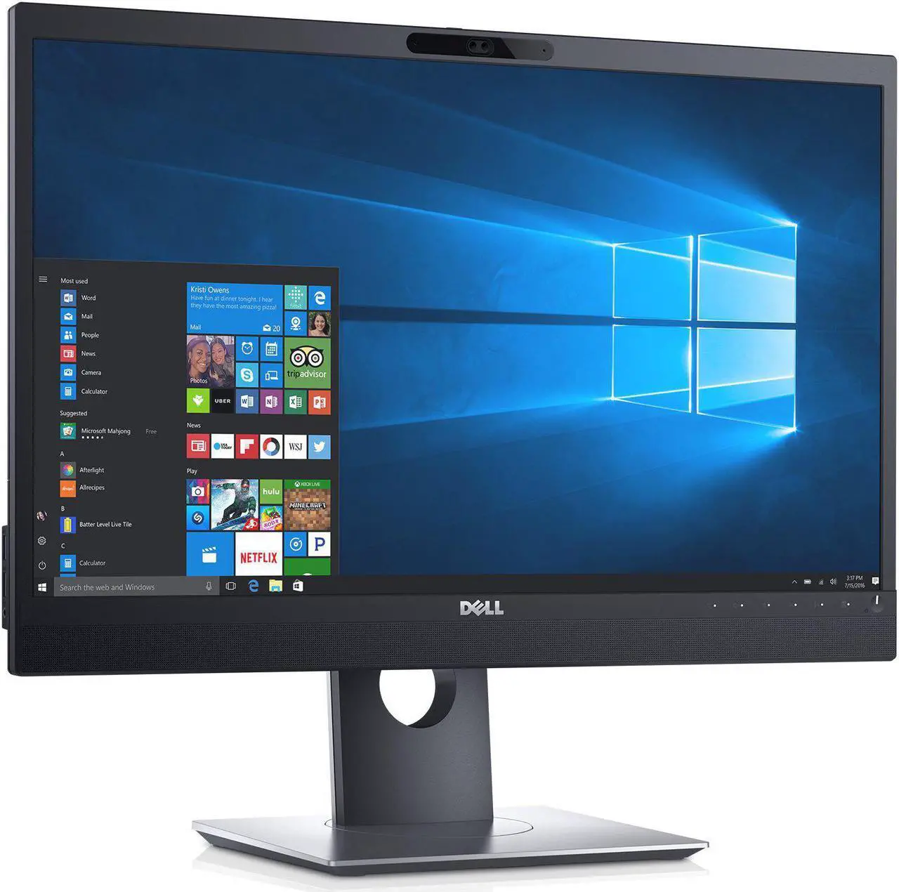Alt view image 2 of 11 - DELL P2418HZM 24" (23.8" viewable) Full HD 1920x1080, 60 Hz, Video Conference Monitor