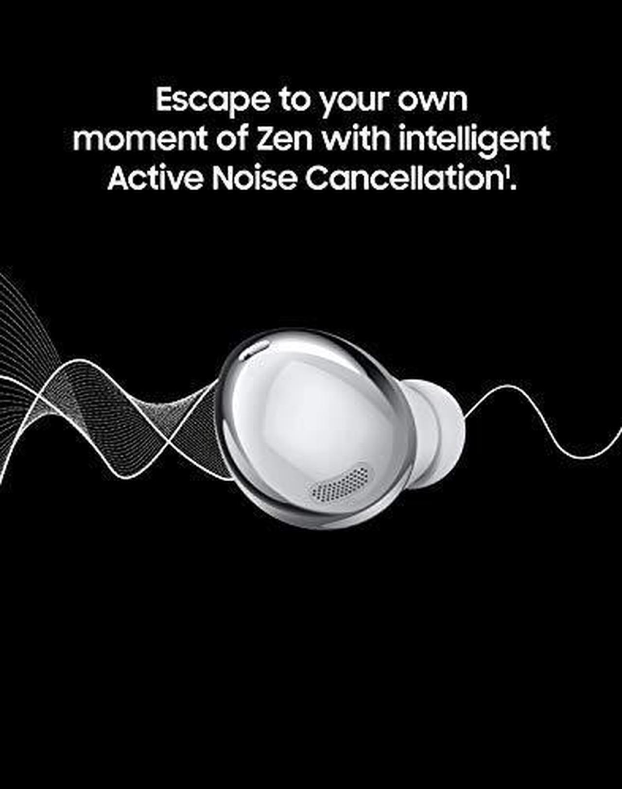 Alt view image 16 of 20 - Samsung - Galaxy Buds Pro True Wireless Earbud Headphones - Phantom Silver