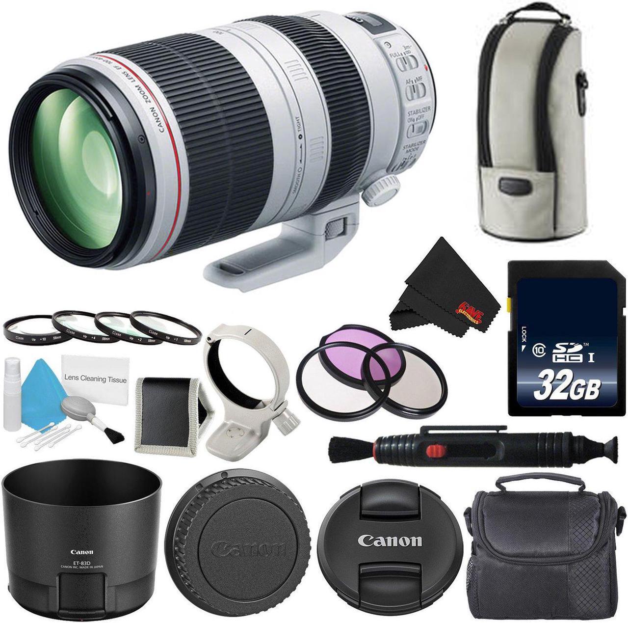 Main image of Canon EF 100-400mm f/4.5-5.6L is II USM Lens International Version 9524B002 - Professional Bundle