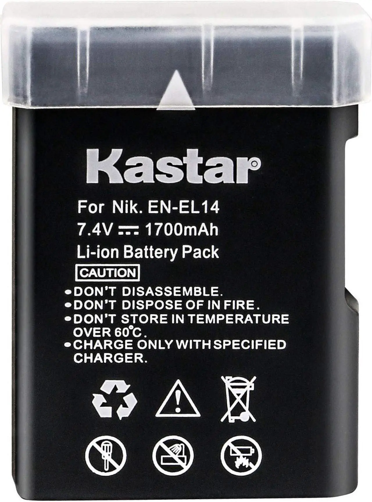 Main image of Replacement Nikon EN-EL14 Battery for Nikon D3100, D3200, D5100, P7000,...