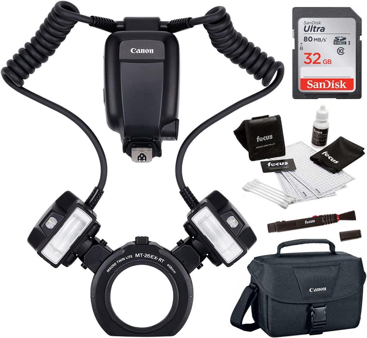 Main image of Canon MT-26EX-RT Macro Twin Lite (2398C002) Bundle with 32GB SDHC Memory Card