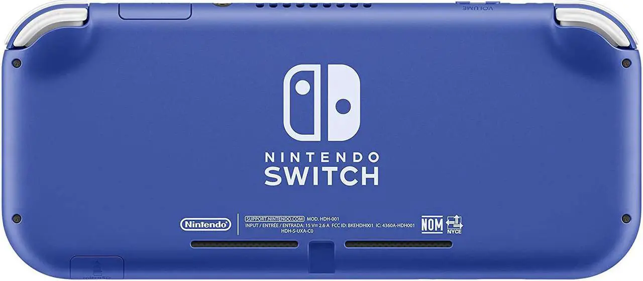 Alt view image 4 of 4 - Nintendo Switch Lite (Blue) Gaming Console Bundle with Animal Crossing