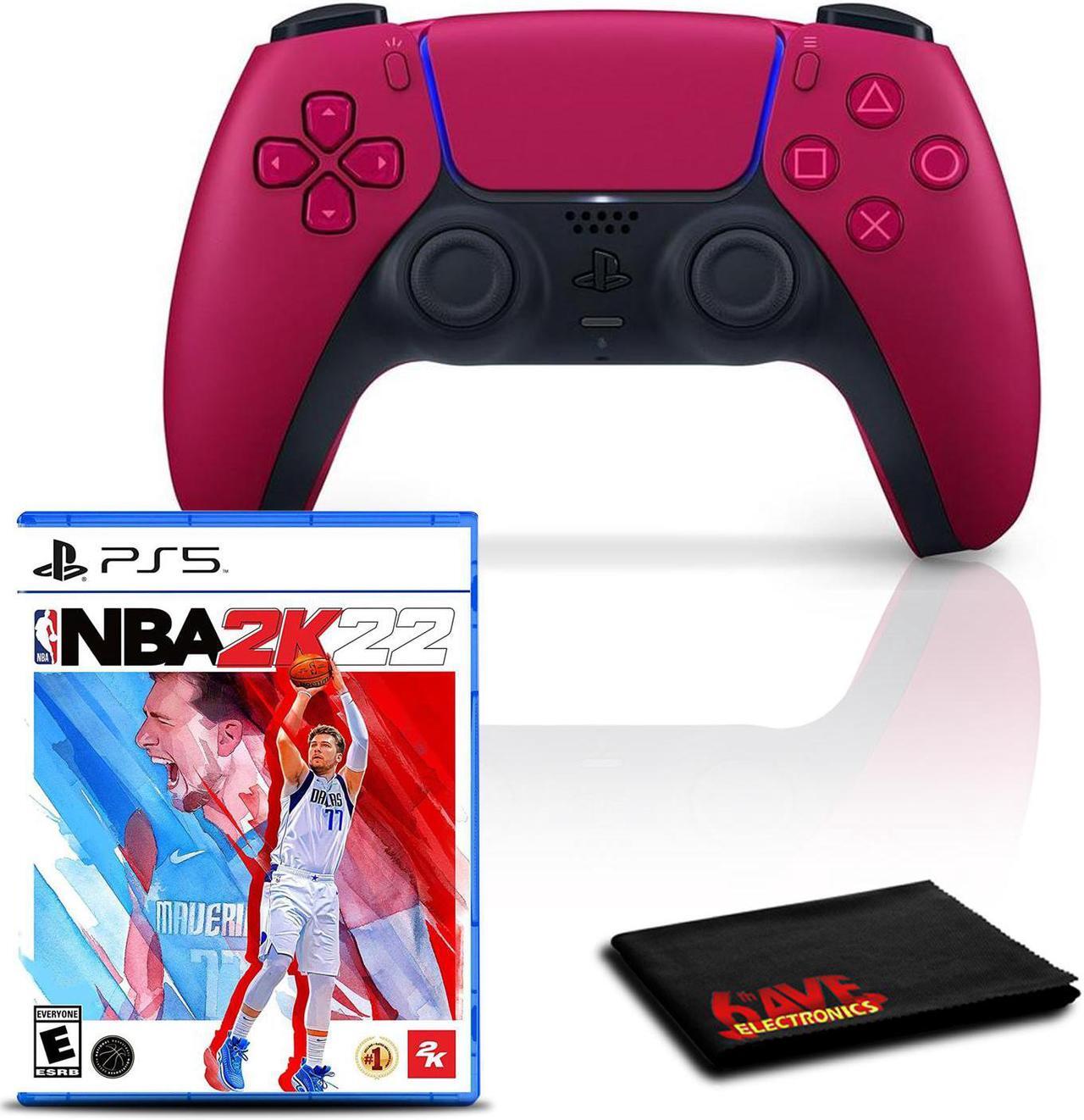 Main image of PlayStation 5 DualSense Wireless Controller (Cosmic Red) with NBA 2K22
