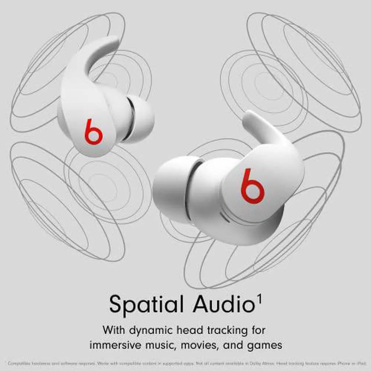Alt view image 4 of 10 - Beats Fit Pro - True Wireless Noise Cancelling Earbuds MK2G3LL/A - White
