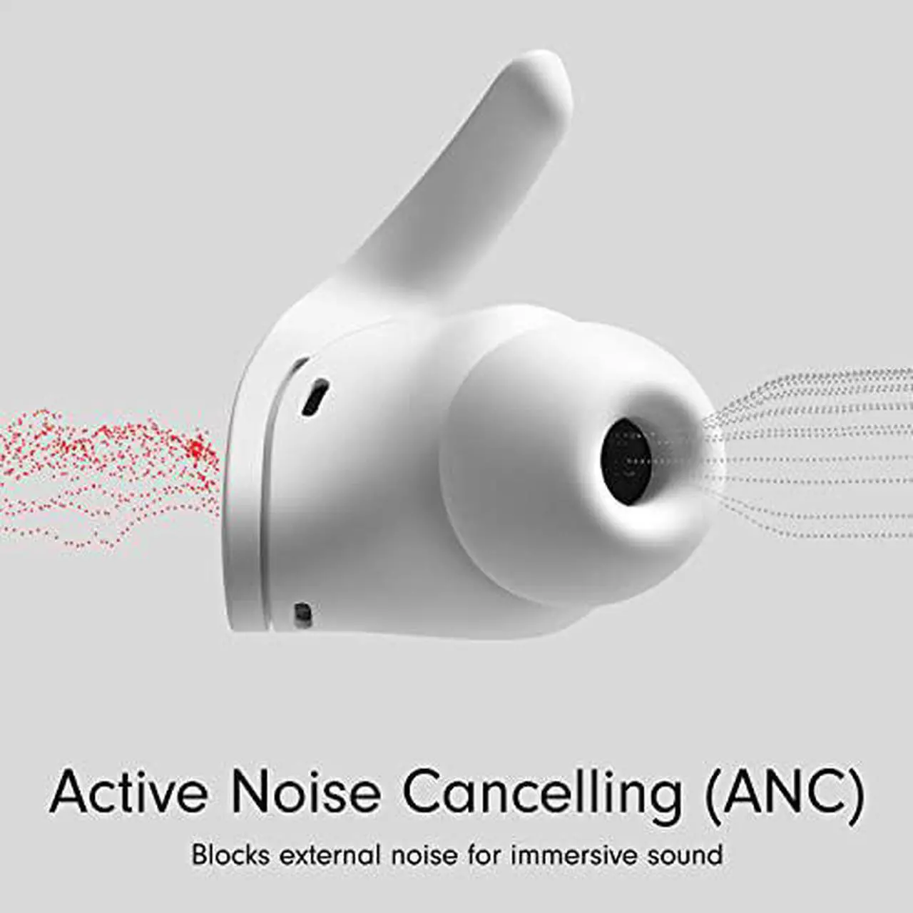 Alt view image 5 of 10 - Beats Fit Pro - True Wireless Noise Cancelling Earbuds MK2G3LL/A - White