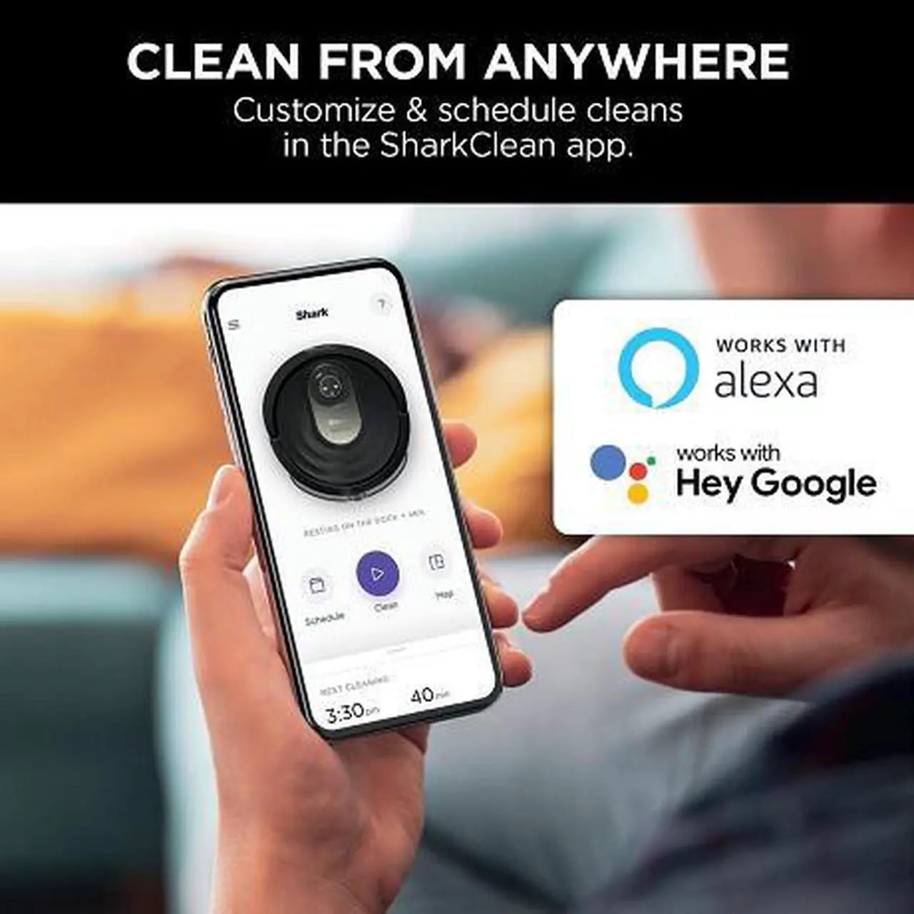 Alt view image 3 of 10 - Shark AV2001WD AI VACMOP 2-in-1 Robot Vacuum