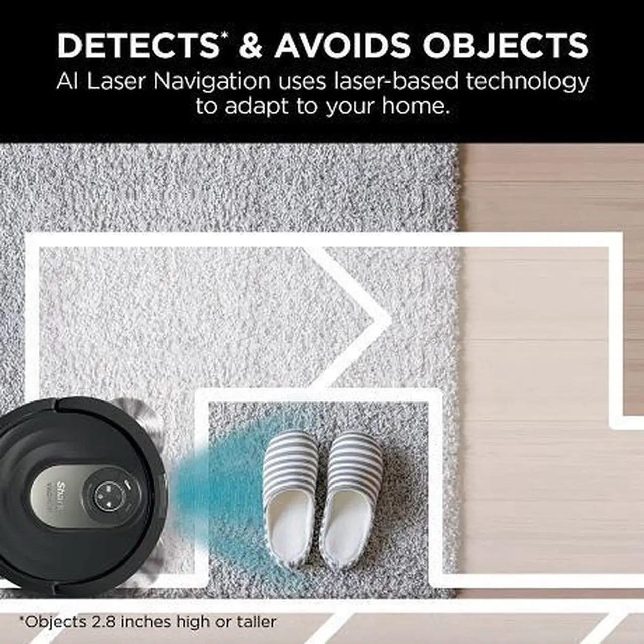 Alt view image 4 of 10 - Shark AV2001WD AI VACMOP 2-in-1 Robot Vacuum