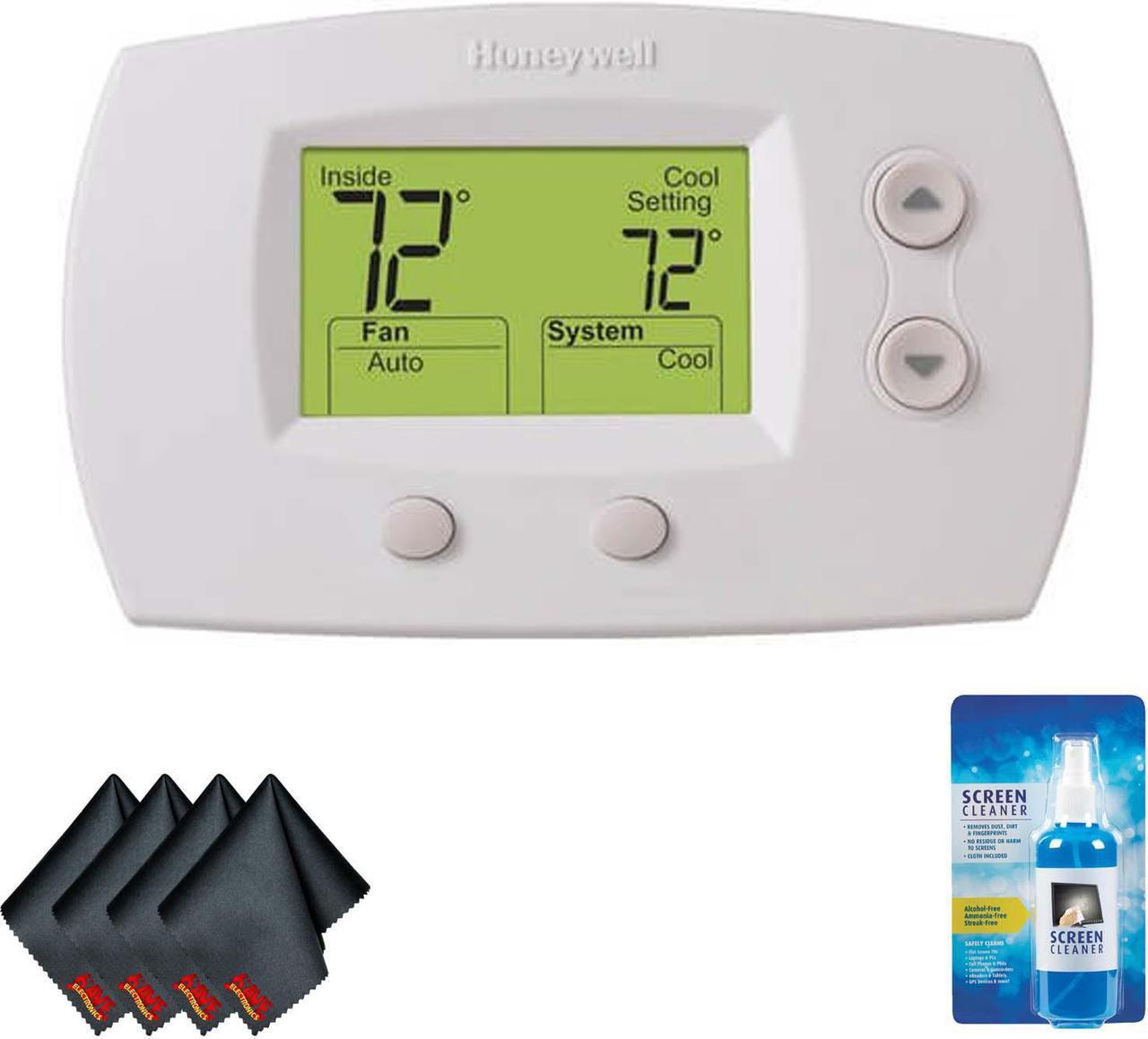 Main image of Honeywell TH5220D1029 Focuspro 5000 Non-Programmable Thermostat Bundle
