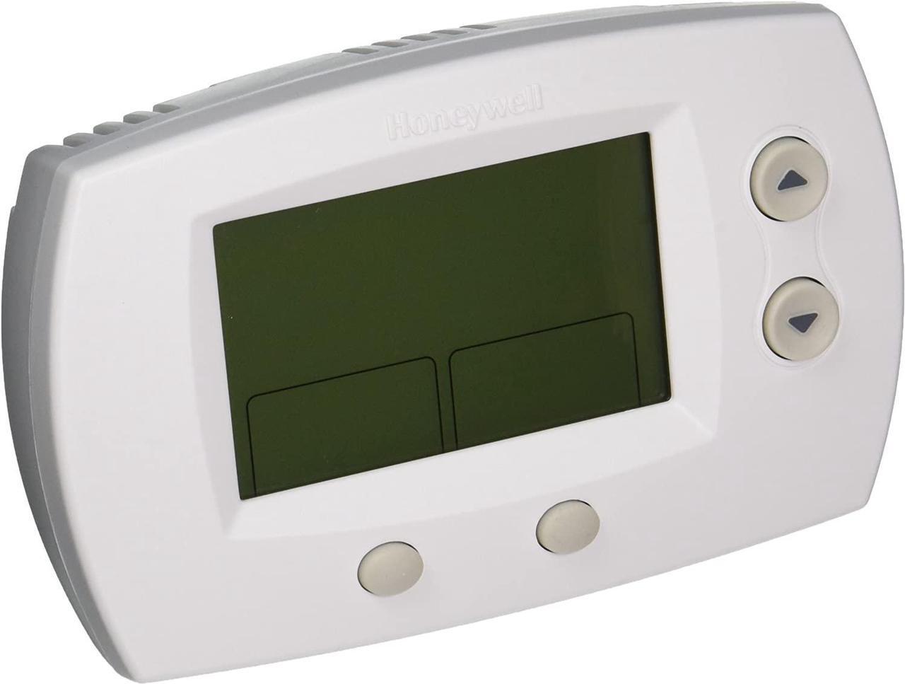 Alt view image 2 of 3 - Honeywell TH5220D1029 Focuspro 5000 Non-Programmable Thermostat Bundle
