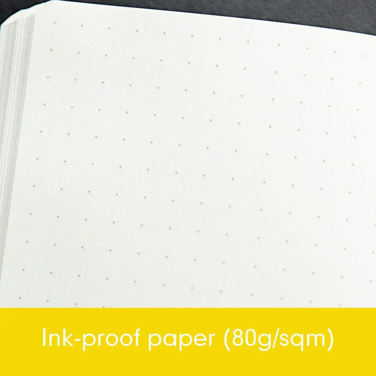 Alt view image 4 of 4 - Leuchtturm1917 Medium A5 Dotted Hardcover Notebook (Lemon) - 249 Numbered Pages