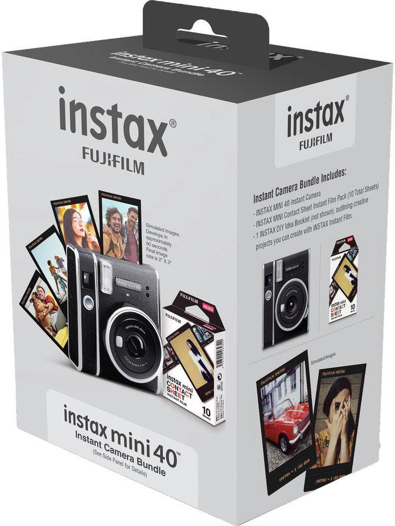 Alt view image 3 of 17 - FUJIFILM INSTAX Mini 40 Instant Camera Bundle