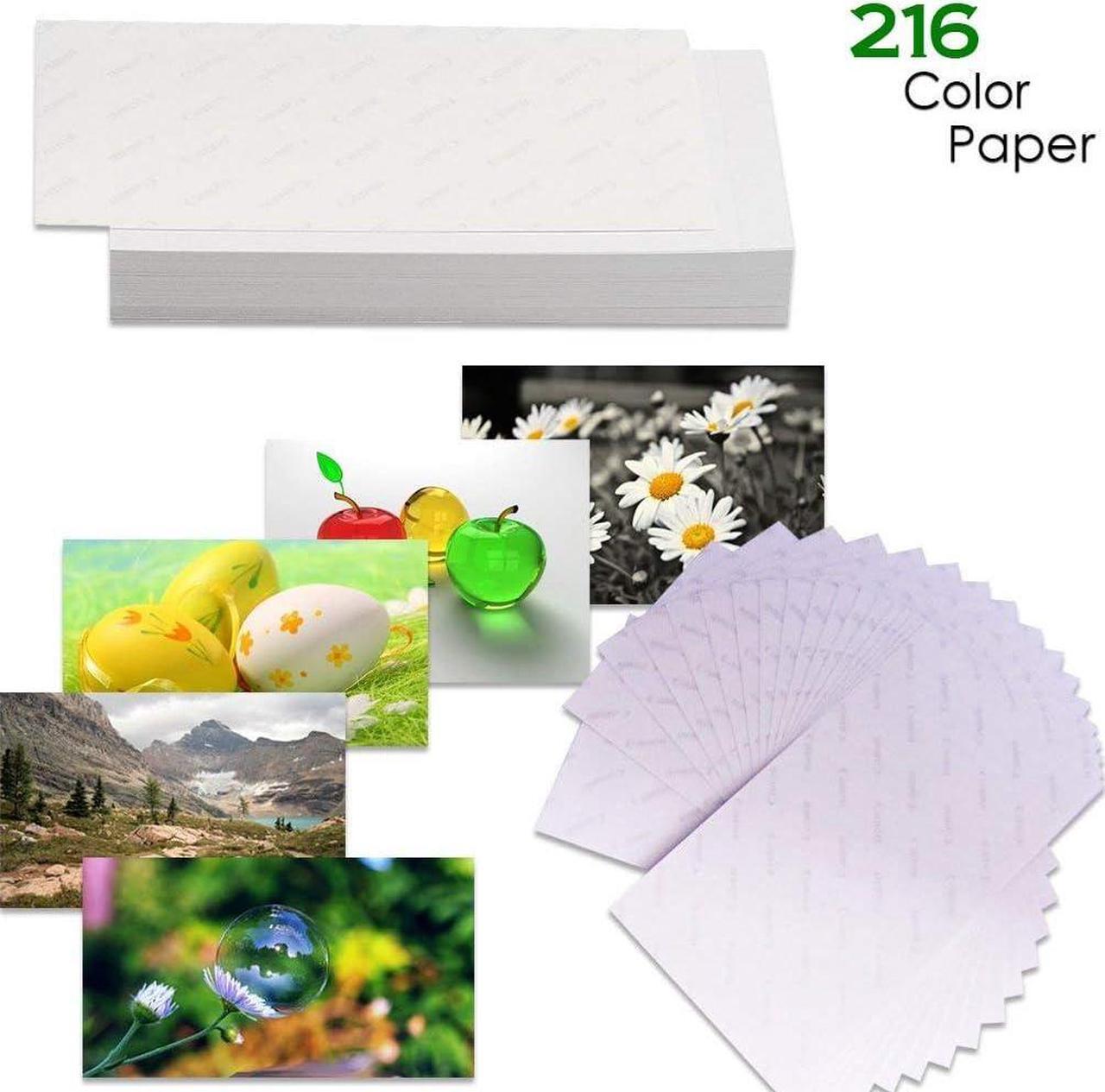 Alt view image 7 of 9 - Canon RP-108 High-Capacity Color Ink/Paper Set includes 216 Ink Paper Sheets + 4 Ink Toners for SELPHY CP1300, CP1200, CP1000, CP910 & CP820 Printers + HeroFiber Ultra Gentle Cleaning Cloth