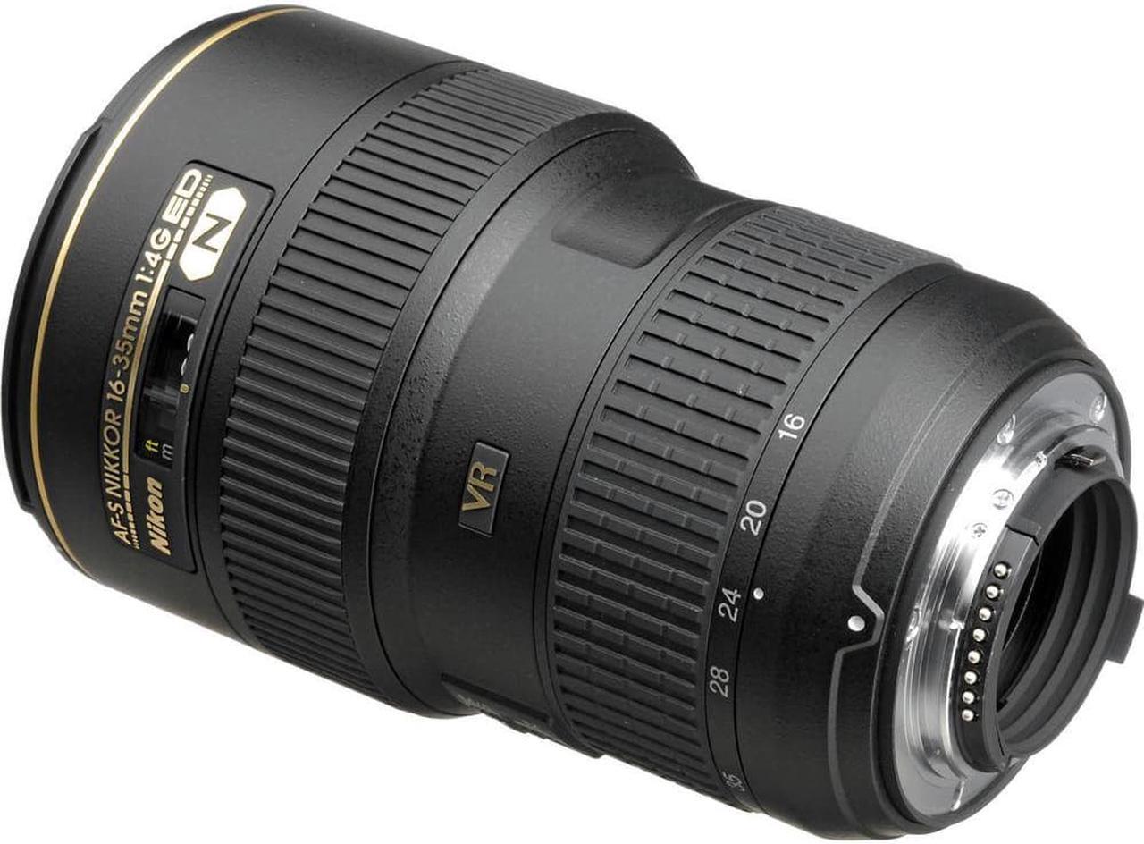 Alt view image 4 of 4 - Nikon AF-S 16-35mm f/4G ED VR Zoom Lens (2182) Intl Model Bundle