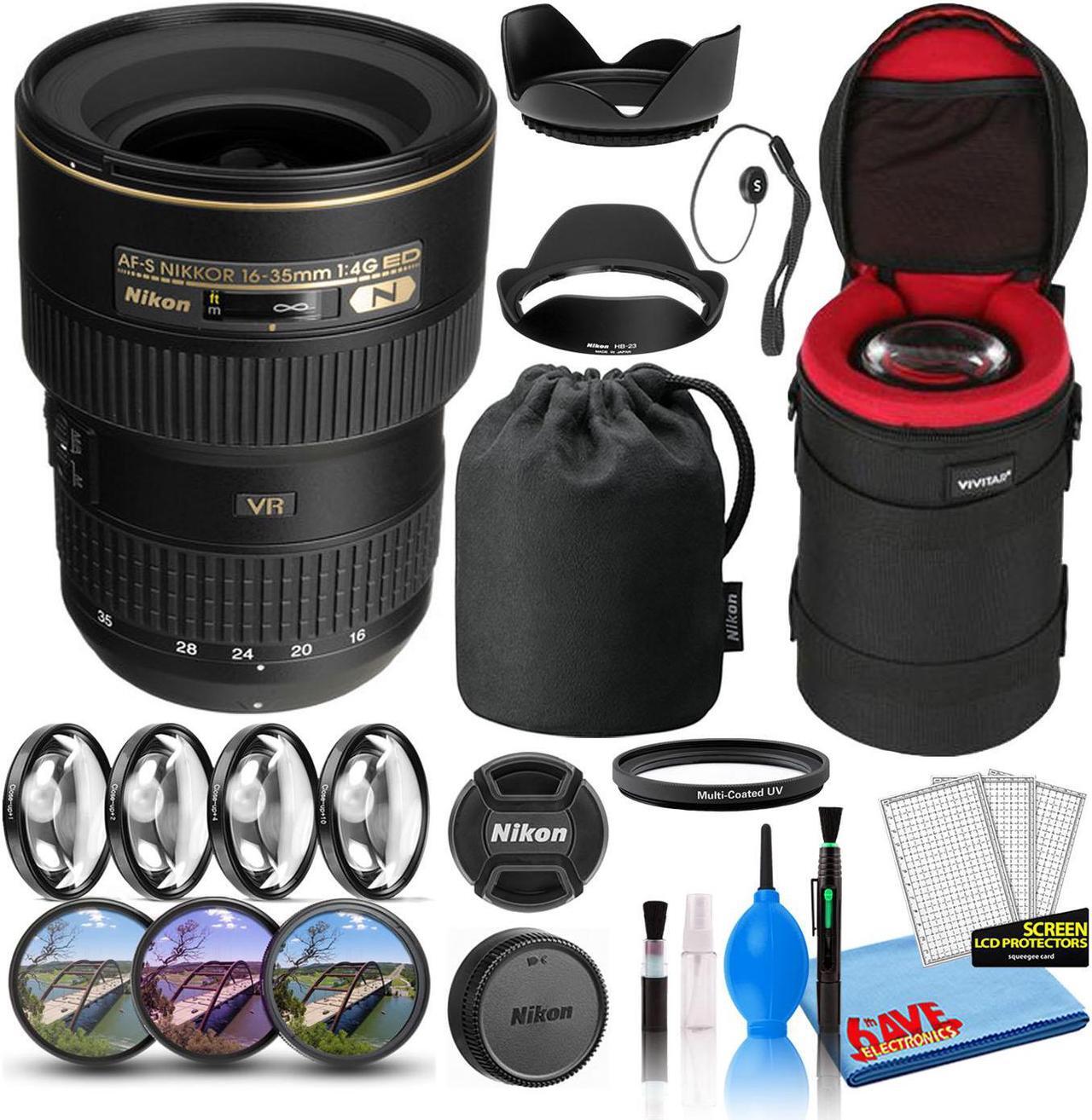 Main image of Nikon AF-S 16-35mm f/4G ED VR Zoom Lens (2182) Intl Model Bundle