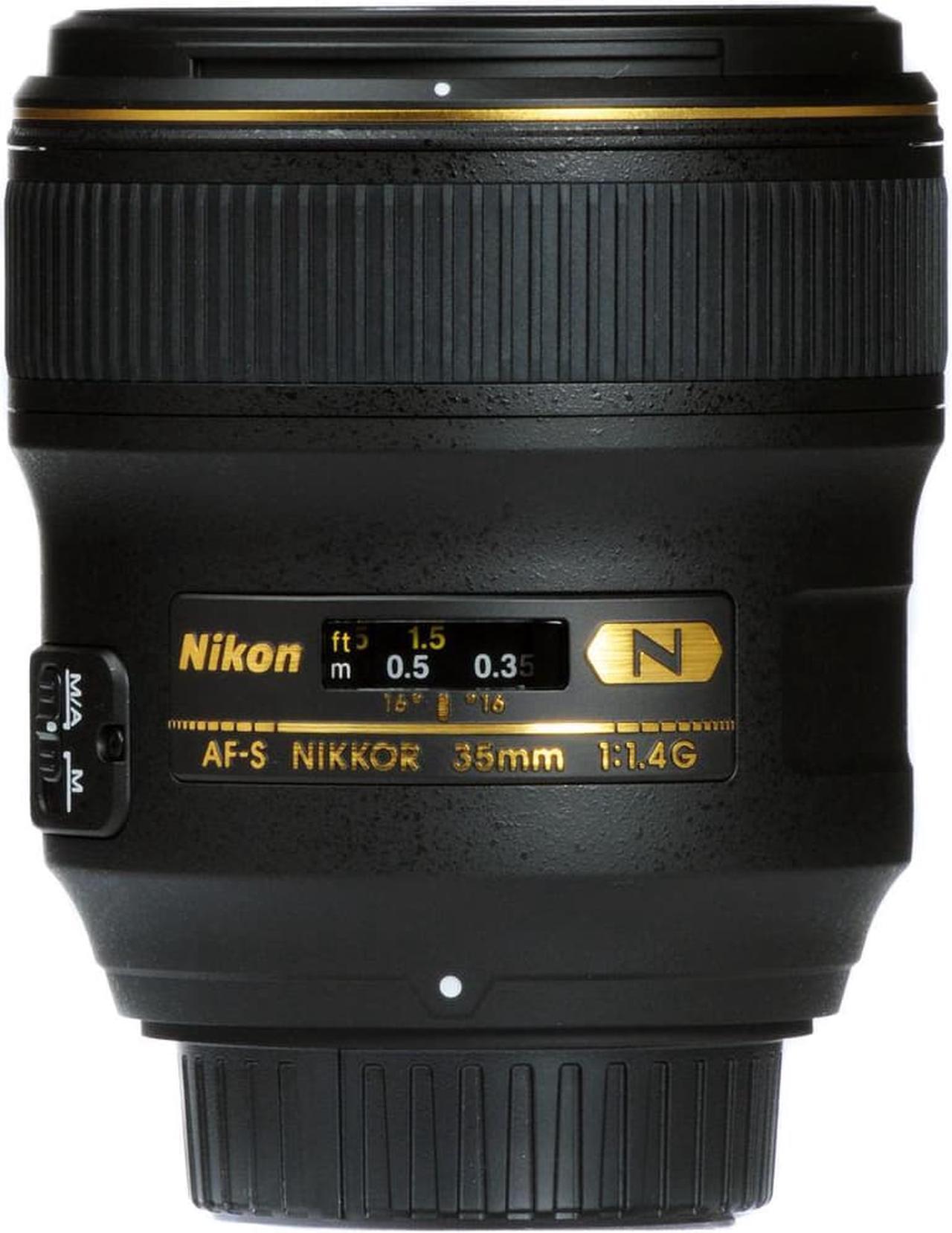Alt view image 3 of 4 - Nikon AF-S 35mm f/1.4G Wide-Angle Prime Lens (2198) Intl Model Bundle