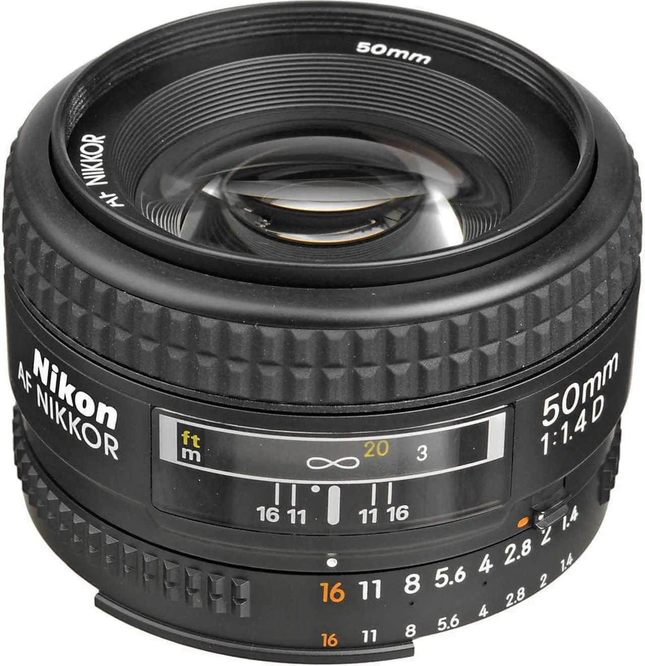 Alt view image 3 of 4 - Nikon AF 50mm f/1.4D Compact Prime Lens (1902) Intl Model Bundle