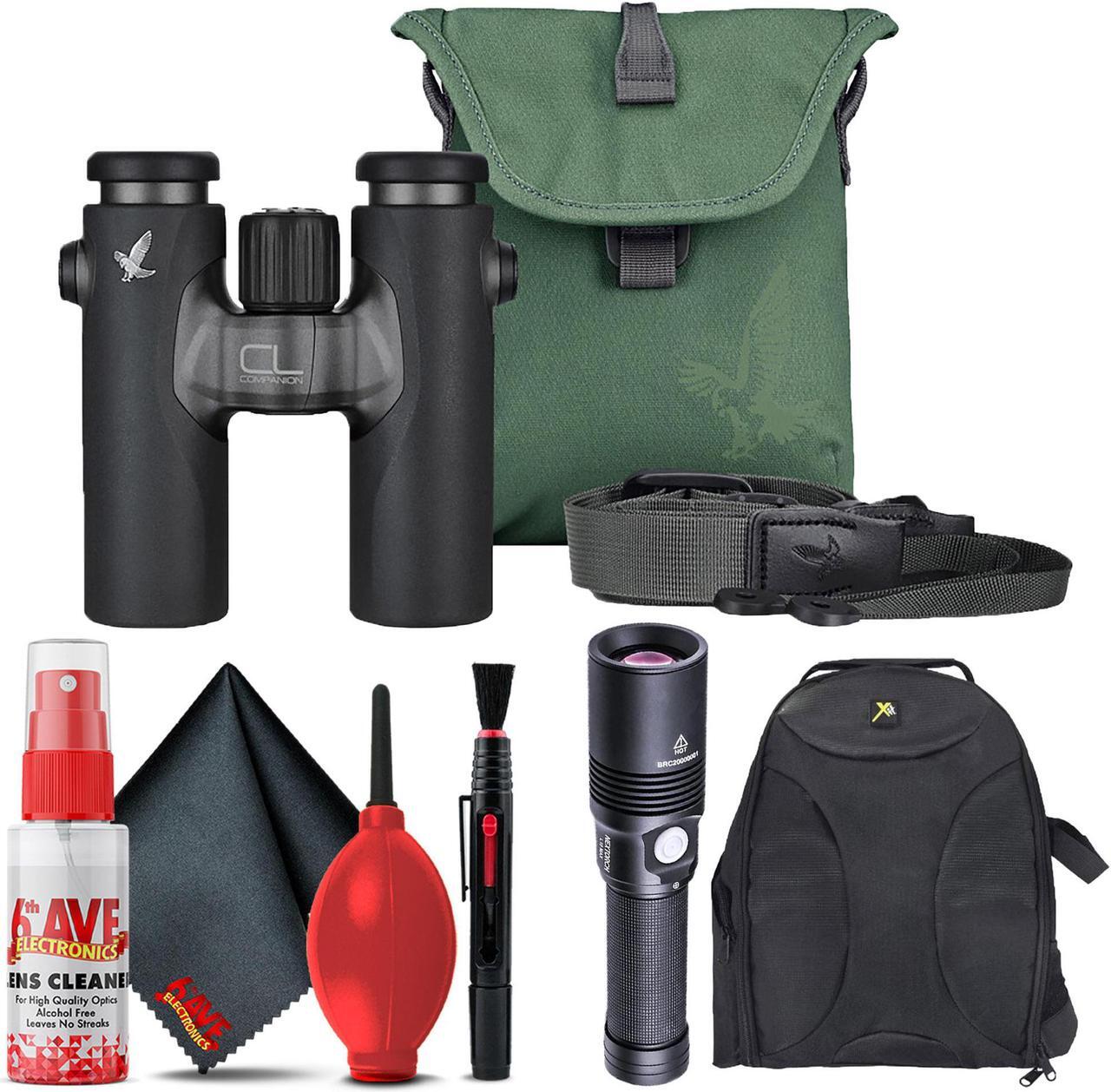 Main image of Swarovski 10x30 CL Binocular (Anthracite, Urban Jungle Kit) with Accessories Base Bundle