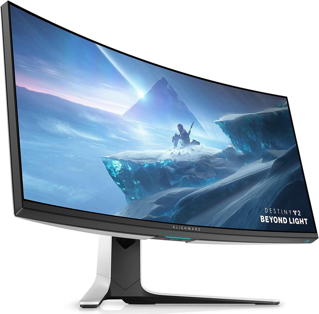 Alt view image 9 of 16 - Alienware Ultrawide Curved Gaming Monitor - 38-Inch WQHD Display, White - AW3821DW