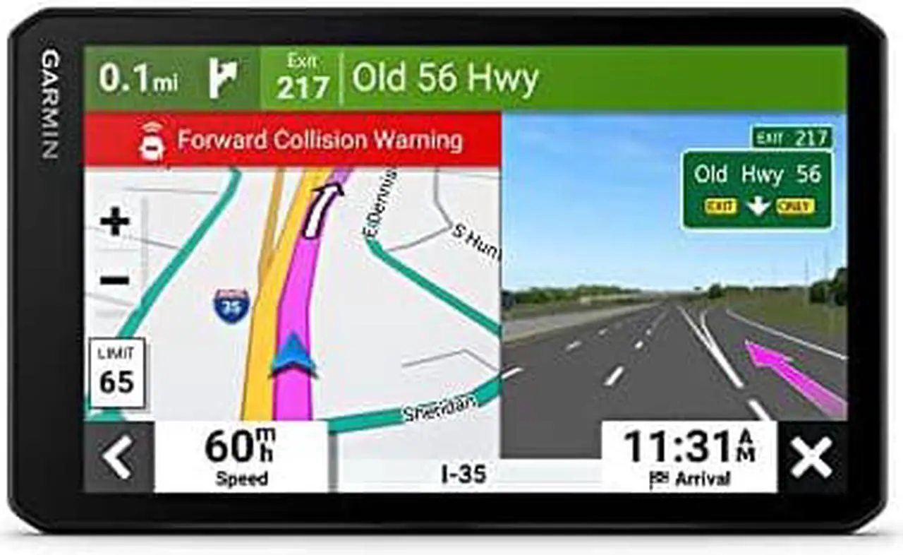 Main image of Garmin DriveCam 76, Large, Easy-to-Read 7 GPS car Navigator, Built-in Dash Cam